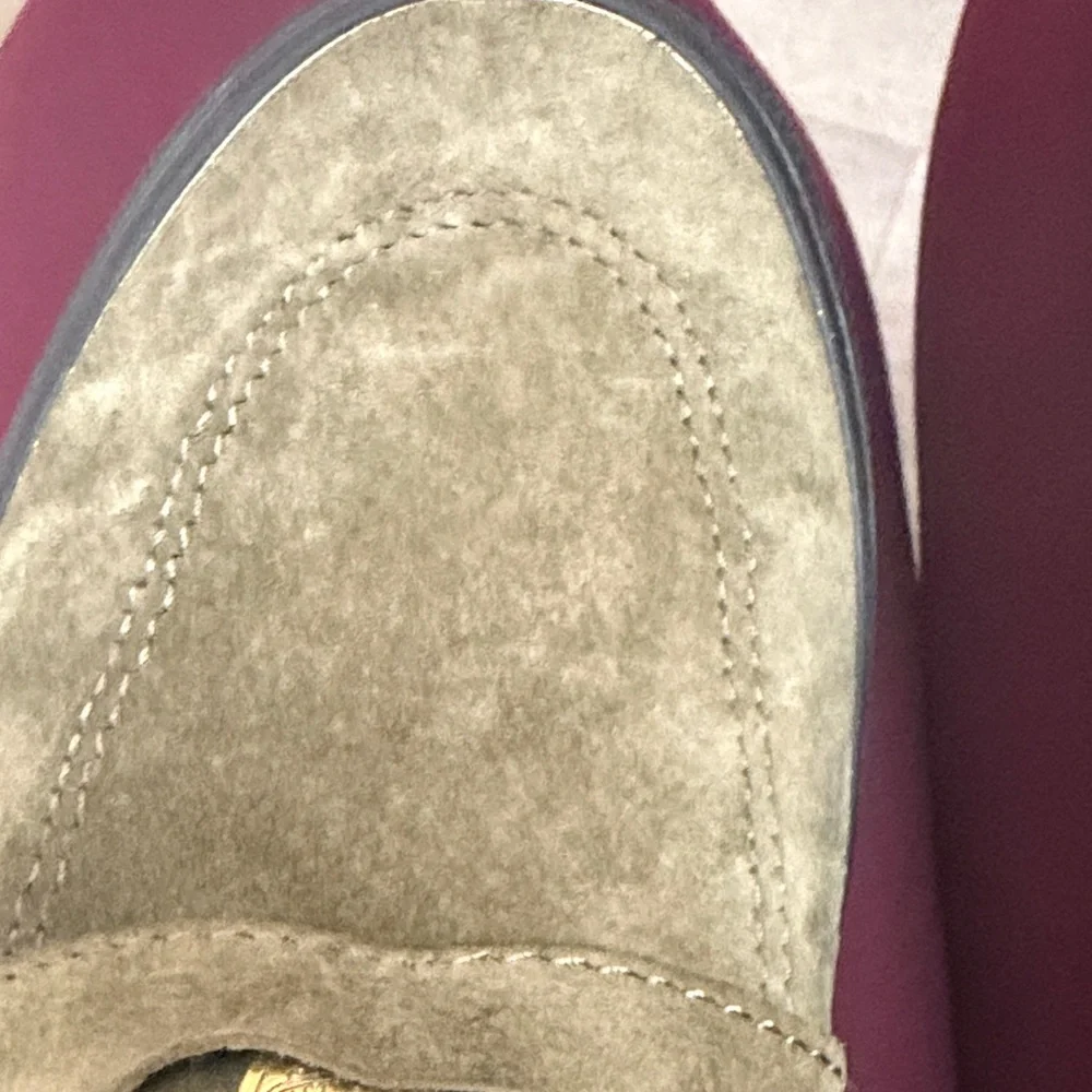 Vans Olive Suede Beatrice penny loafer Slip-Ons - Picture 7 of 14